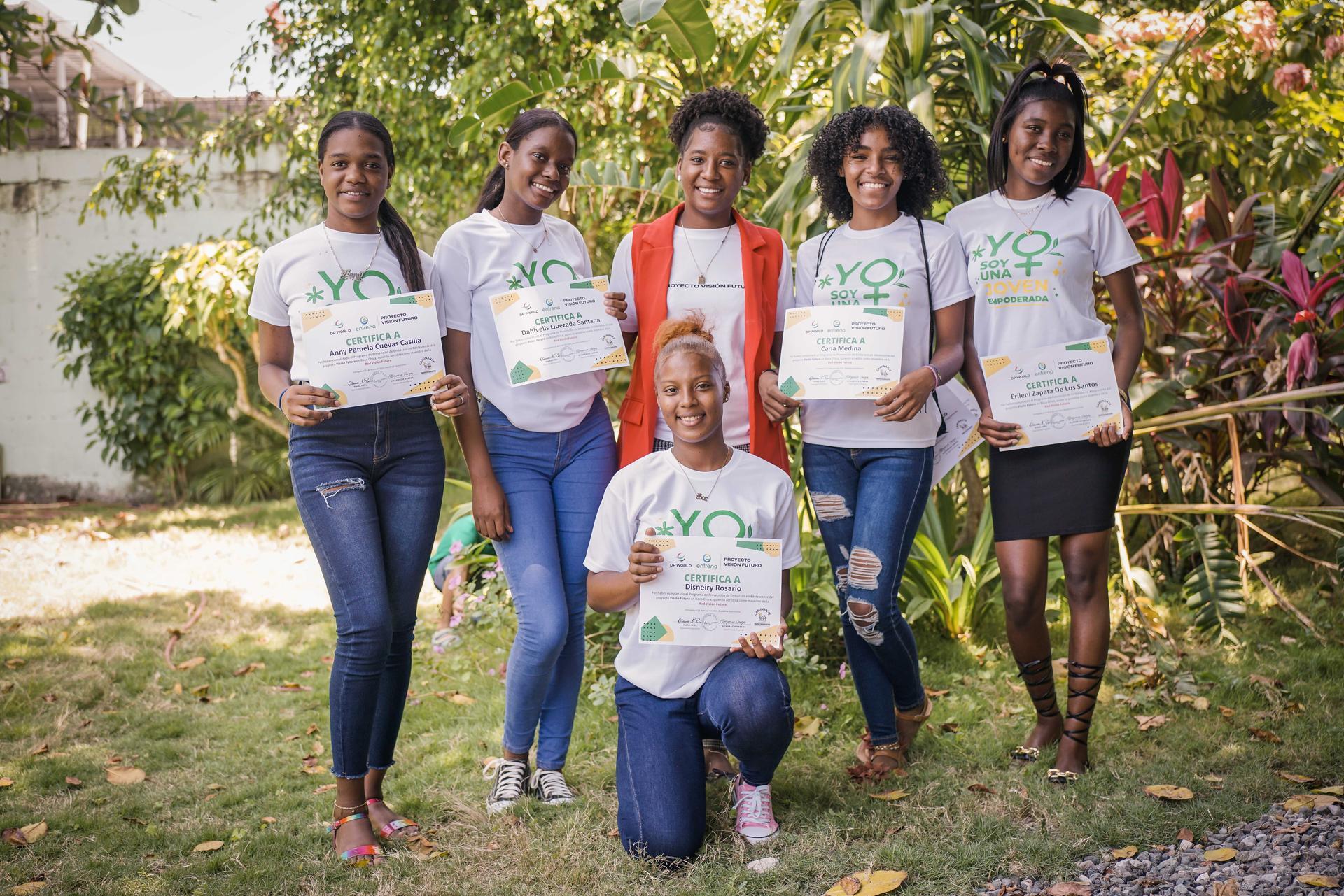 255,828 women and girls supported through community projects