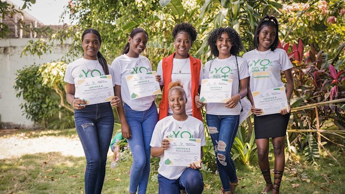 255,828 women and girls supported through community projects