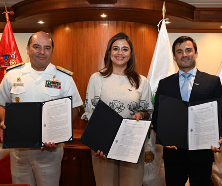 DP World y la Marina de Guerra del Perú firman convenio para impulsar la empleabilidad a miembros de la reserva voluntaria para la industria portuaria
