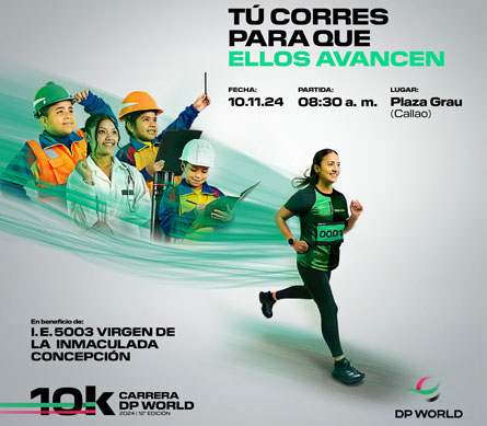 Carrera DP World 10K: convocan a competencia deportiva para recaudar fondos a favor de niñas y niños del Callao