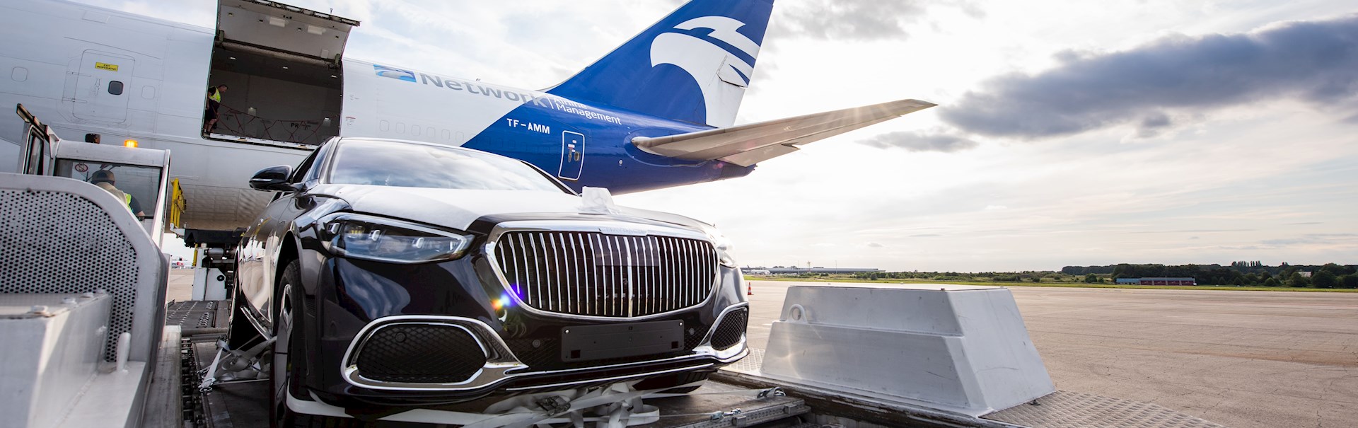 EYEP00113 2024 Belgium Freight forwarding Air Airplane Car Automotive Liege Maybach