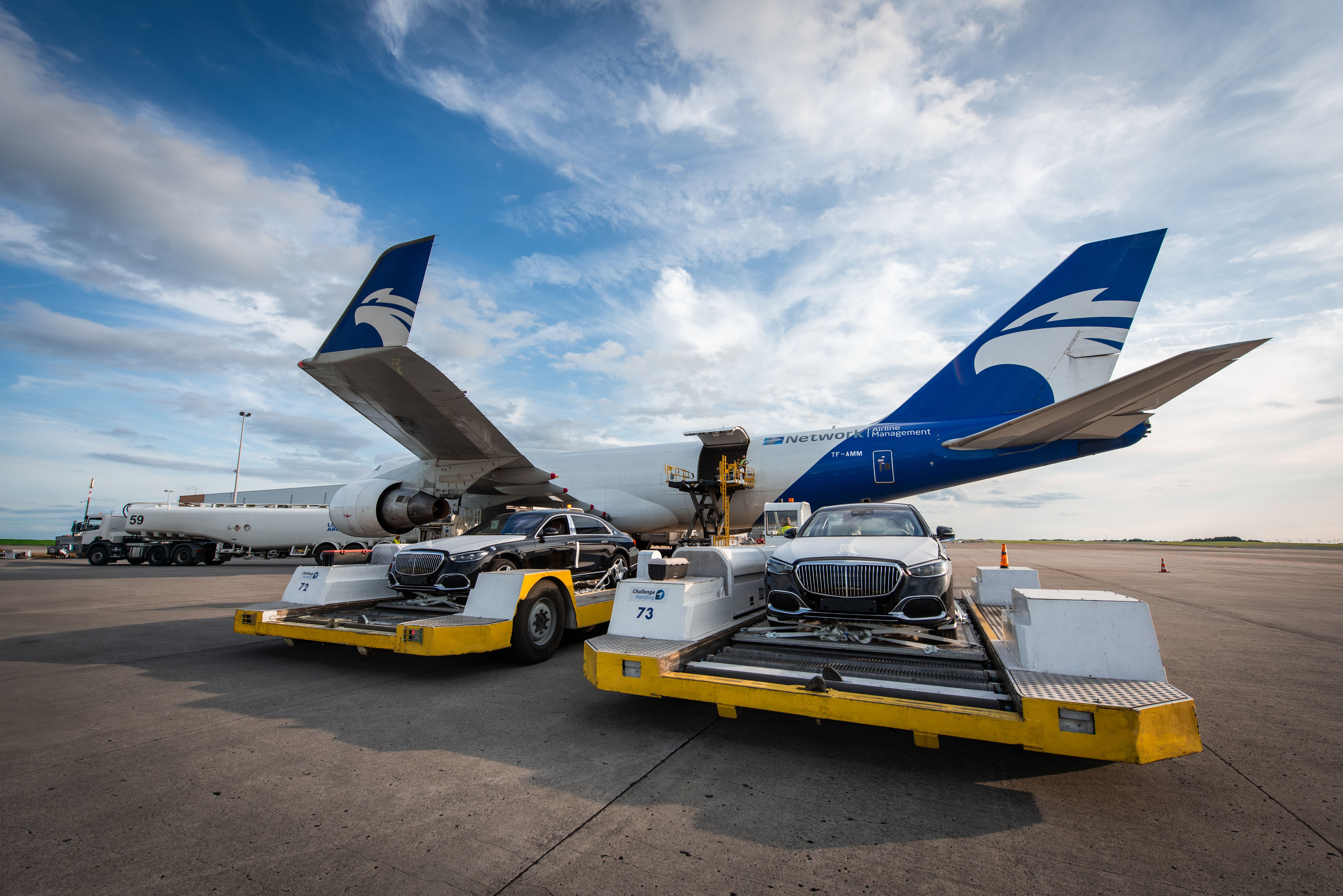 EYEP00116 2024 Belgium Freight forwarding Air Airplane Car Automotive Lige Maybach
