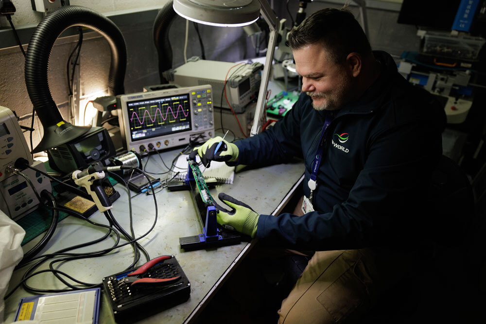 Brad Biggar, Electronic Repairs Technician at DP World Europe