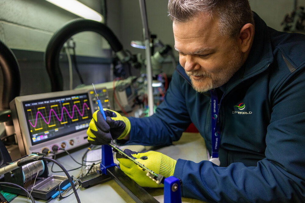 Brad Biggar, Electronic Repairs Technician at DP World Europe