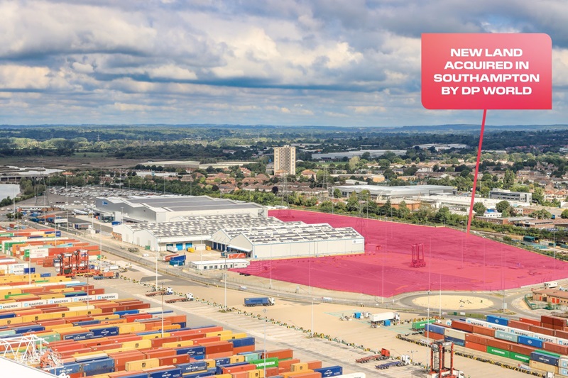 New land acquired in Southampton by DP World