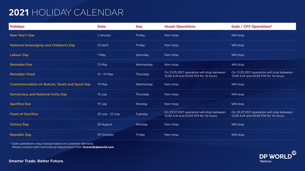 Holiday Working Hours Holiday Working Hours